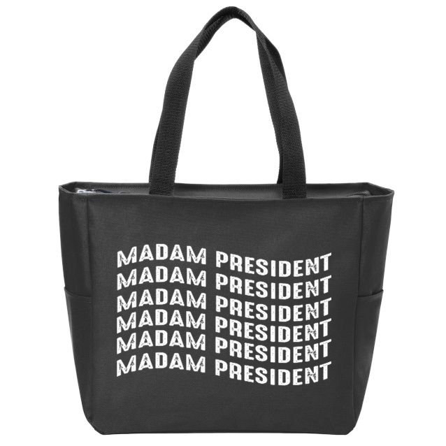 Madam President Kamala 2024 Zip Tote Bag
