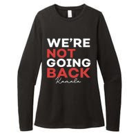 Madam President Kamala Harris WeRe Not Going Back 2024 Womens CVC Long Sleeve Shirt