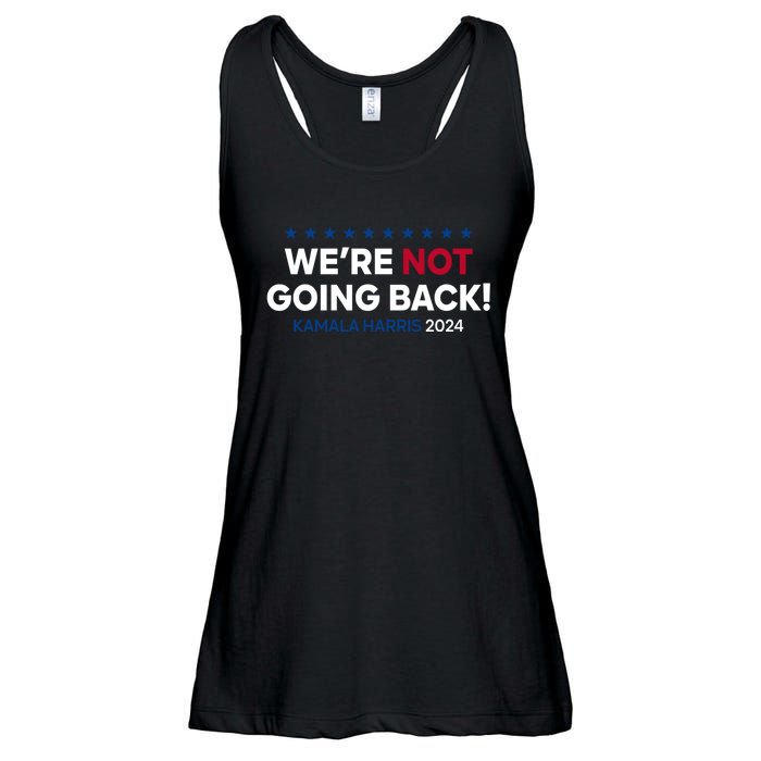 Madam President Kamala Harris Were Not Going Back 2024 Kamala Harris Ladies Essential Flowy Tank