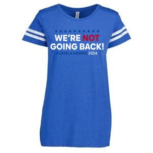 Madam President Kamala Harris Were Not Going Back 2024 Kamala Harris Enza Ladies Jersey Football T-Shirt