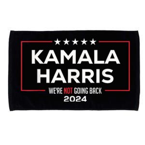 Madam President Kamala Harris Were Not Going Back 2024 Microfiber Hand Towel