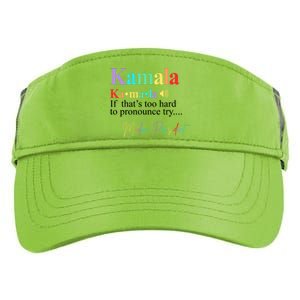 Madam President Kamala Harris Colorful Definition Adult Drive Performance Visor