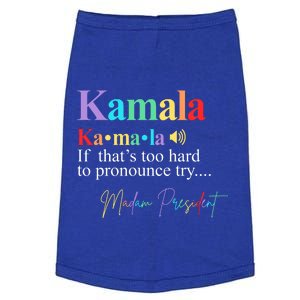 Madam President Kamala Harris Colorful Definition Doggie Tank