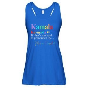 Madam President Kamala Harris Colorful Definition Ladies Essential Flowy Tank