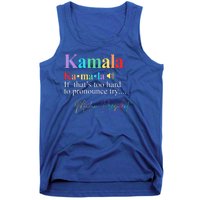 Madam President Kamala Harris Colorful Definition Tank Top