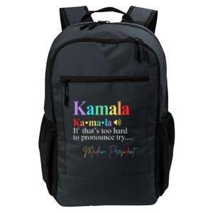 Madam President Kamala Harris Colorful Definition Daily Commute Backpack