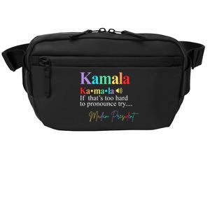 Madam President Kamala Harris Colorful Definition Crossbody Pack