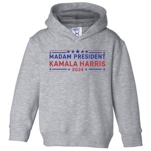 Madam President Kamala Harris 2024 Toddler Hoodie