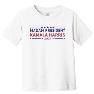 Madam President Kamala Harris 2024 Toddler T-Shirt