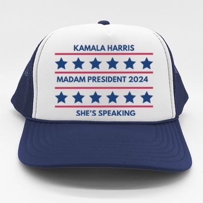 Madam President Kamala Harris 2024 Trucker Hat