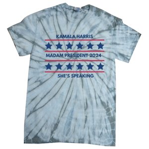 Madam President Kamala Harris 2024 Tie-Dye T-Shirt