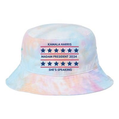 Madam President Kamala Harris 2024 Tie Dye Newport Bucket Hat