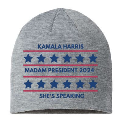 Madam President Kamala Harris 2024 Sustainable Beanie