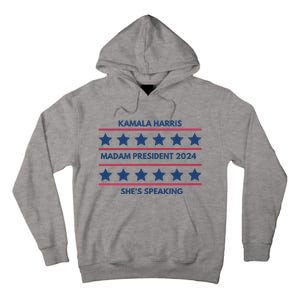 Madam President Kamala Harris 2024 Tall Hoodie