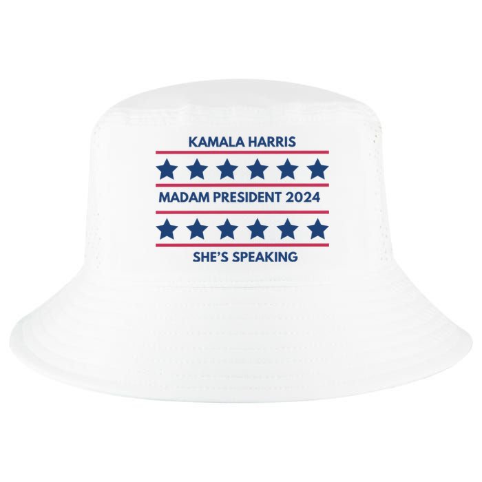 Madam President Kamala Harris 2024 Cool Comfort Performance Bucket Hat