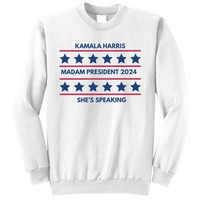 Madam President Kamala Harris 2024 Sweatshirt