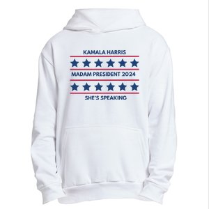 Madam President Kamala Harris 2024 Urban Pullover Hoodie