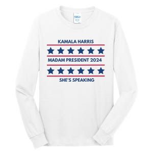 Madam President Kamala Harris 2024 Tall Long Sleeve T-Shirt