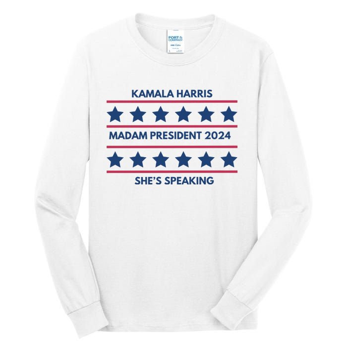 Madam President Kamala Harris 2024 Tall Long Sleeve T-Shirt