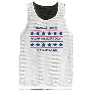 Madam President Kamala Harris 2024 Mesh Reversible Basketball Jersey Tank