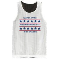 Madam President Kamala Harris 2024 Mesh Reversible Basketball Jersey Tank