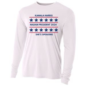 Madam President Kamala Harris 2024 Cooling Performance Long Sleeve Crew