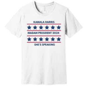 Madam President Kamala Harris 2024 Premium T-Shirt