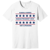 Madam President Kamala Harris 2024 Premium T-Shirt