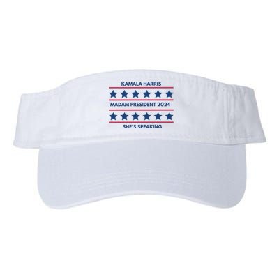 Madam President Kamala Harris 2024 Valucap Bio-Washed Visor