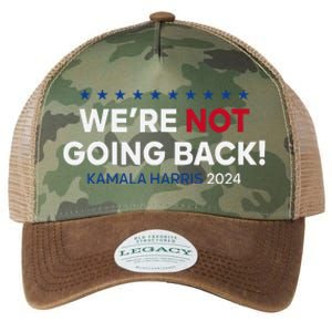 Madam President Kamala Harris WeRe Not Going Back 2024 Legacy Tie Dye Trucker Hat