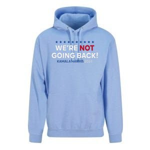 Madam President Kamala Harris WeRe Not Going Back 2024 Unisex Surf Hoodie