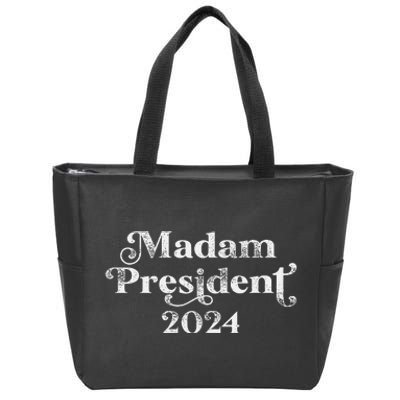 Madam President Kamala Harris 2024 Zip Tote Bag