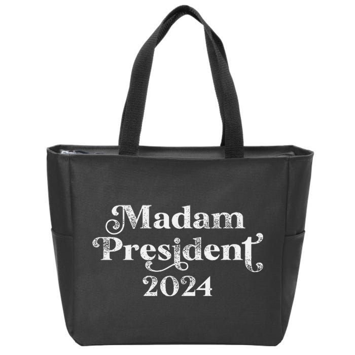 Madam President Kamala Harris 2024 Zip Tote Bag