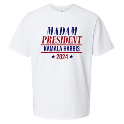 Madam President Kamala Harris 2024 Election Campaign Sueded Cloud Jersey T-Shirt