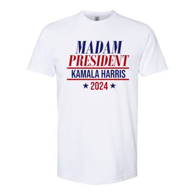 Madam President Kamala Harris 2024 Election Campaign Softstyle CVC T-Shirt