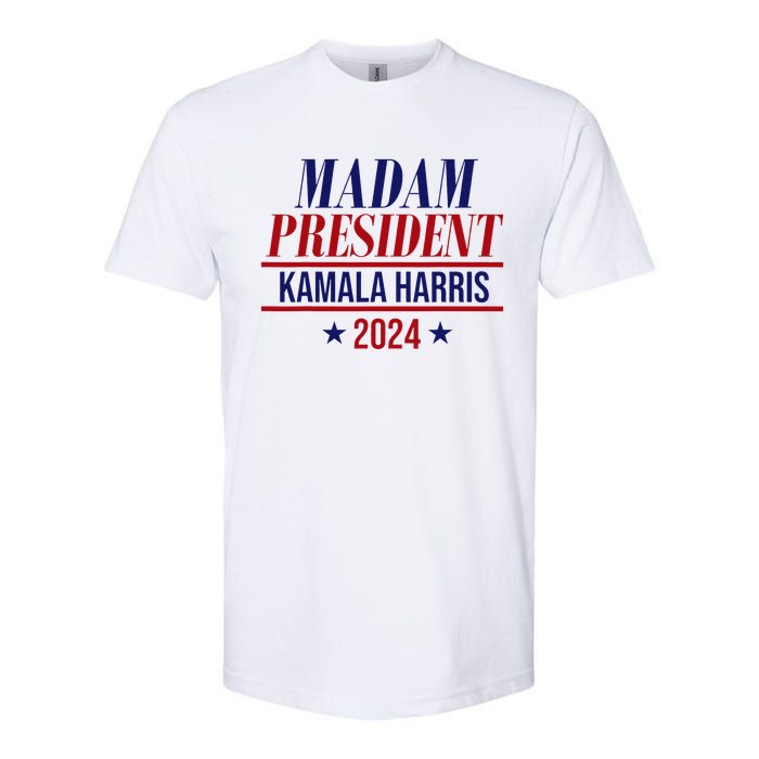 Madam President Kamala Harris 2024 Election Campaign Softstyle CVC T-Shirt