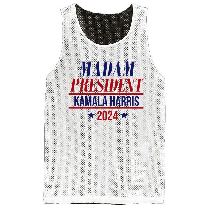 Madam President Kamala Harris 2024 Election Campaign Mesh Reversible Basketball Jersey Tank