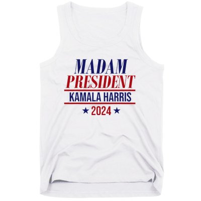 Madam President Kamala Harris 2024 Election Campaign Tank Top