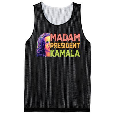 Madam President Kamala Graphic Mesh Reversible Basketball Jersey Tank