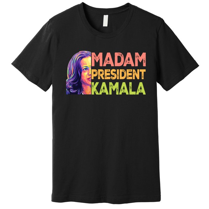 Madam President Kamala Graphic Premium T-Shirt