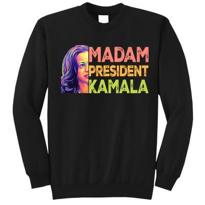 Madam President Kamala Graphic Tall Sweatshirt