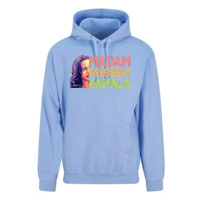 Madam President Kamala Graphic Unisex Surf Hoodie