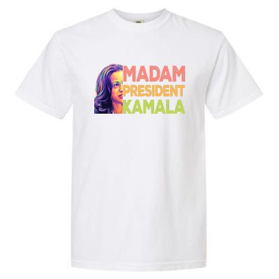 Madam President Kamala Graphic Garment-Dyed Heavyweight T-Shirt