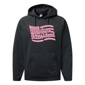 Madam President Kamala Harris 2024 Political Performance Fleece Hoodie