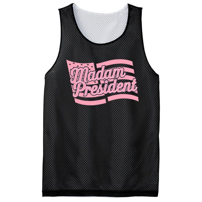 Madam President Kamala Harris 2024 Political Mesh Reversible Basketball Jersey Tank