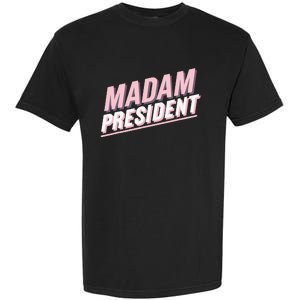 Madam President Kamala Harris 2024 Political Garment-Dyed Heavyweight T-Shirt