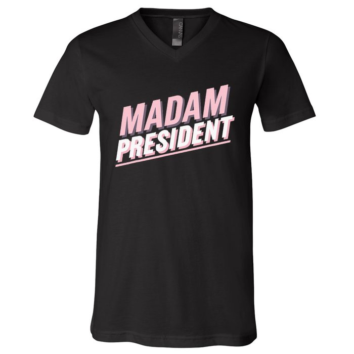 Madam President Kamala Harris 2024 Political V-Neck T-Shirt