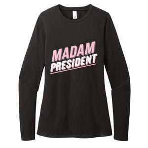 Madam President Kamala Harris 2024 Political Womens CVC Long Sleeve Shirt