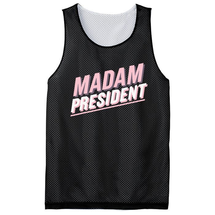 Madam President Kamala Harris 2024 Political Mesh Reversible Basketball Jersey Tank