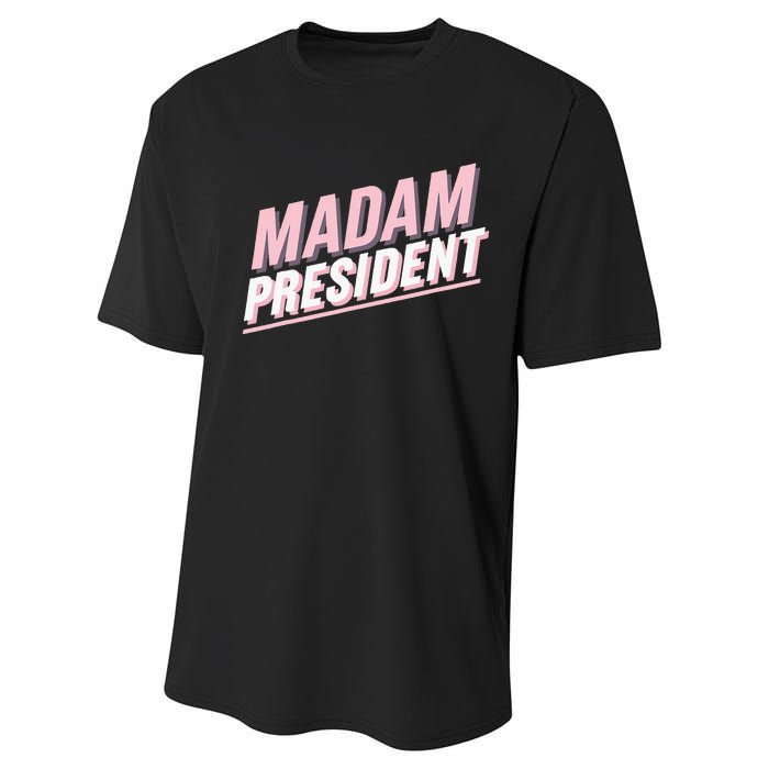 Madam President Kamala Harris 2024 Political Performance Sprint T-Shirt